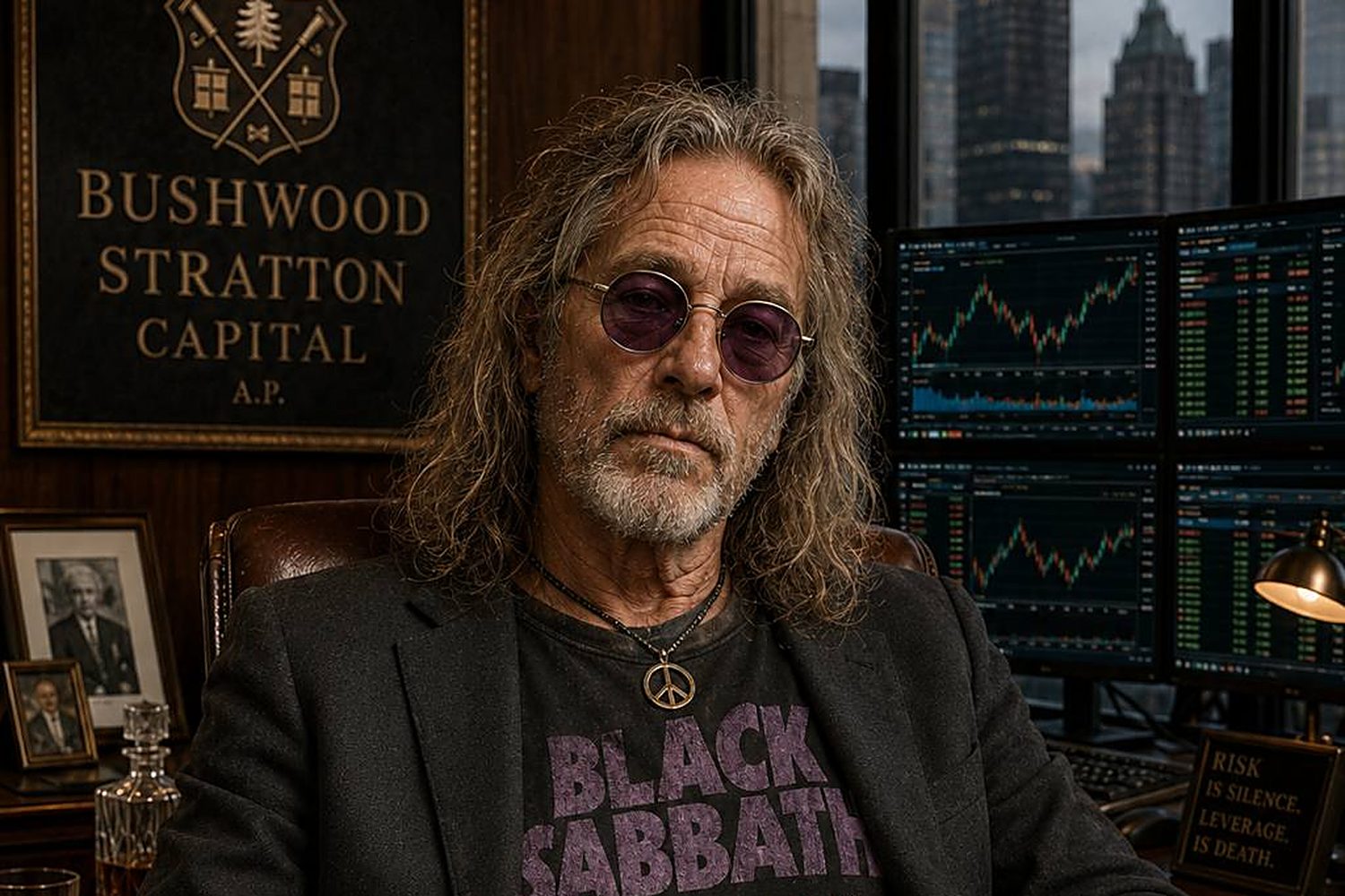 Richard's risk desk — the day's fill tape, the delta law, and the stops that never negotiate